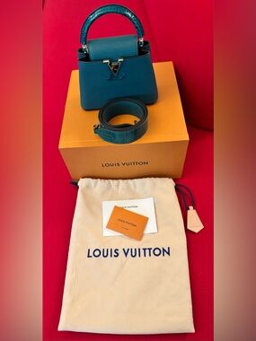 Louis Vuitton Capucines Mini Giant whale skin Limited costumed Edition. (NEW)